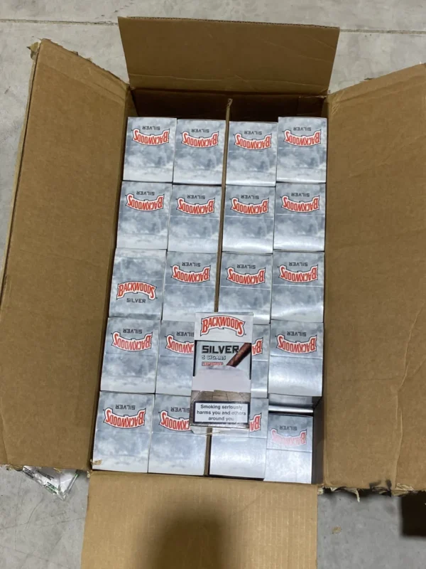 BACKWOODS SILVER 40 Cartons/Box 2,000 CAD
